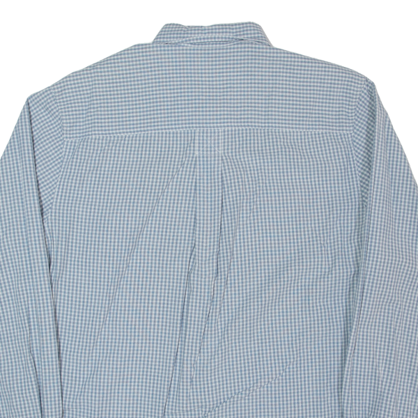 TIMBERLAND Mens Shirt Blue Check Long Sleeve M Online now