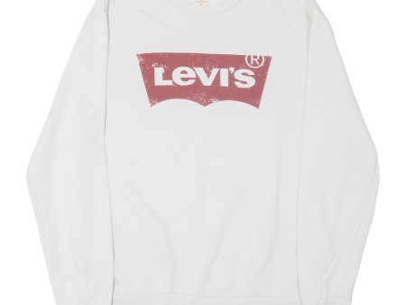 LEVI S Mens Sweatshirt White S Cheap