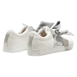 SKECHER STREET Bow Sneaker Trainers White Leather Womens UK 7 Online Sale