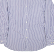 TOMMY HILFIGER Mens Shirt Blue Striped Long Sleeve L For Sale