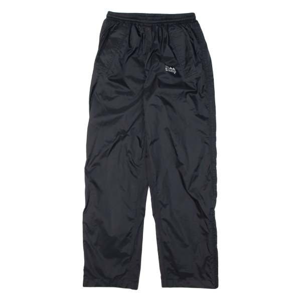 BIG TRAMP Mesh Lined Boys Rain Trousers Black Straight L W24 L25 For Cheap