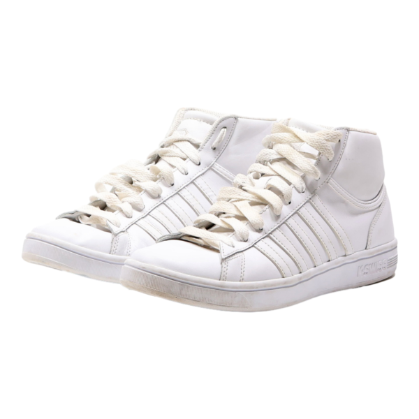 ADIDAS Sneaker Trainers White Leather Mens UK 8 on Sale