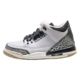 AIR JORDAN High Top Trainers Grey Leather Girls UK 4 For Cheap