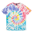 CHAMPION Mens Tie Dye T-Shirt Blue L Online