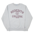 CHAMPION Meredith College Dad Mens Sweatshirt Grey USA M Online