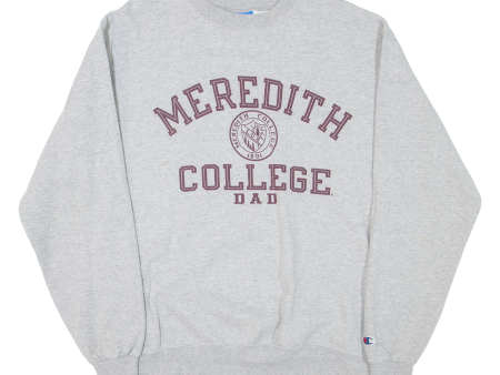 CHAMPION Meredith College Dad Mens Sweatshirt Grey USA M Online