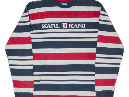 KARL KANI Mens Sweatshirt Blue S Online now