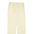 CLAY FERRY Pleated Womens Trousers Yellow Regular Straight W32 L34 Supply