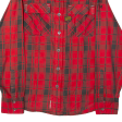 G-STAR RAW Mens Shirt Red 90s Plaid Long Sleeve L Online Sale