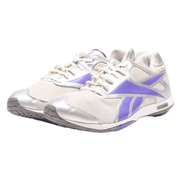 REEBOK SLIMTONE Sneaker Trainers Silver Synthetic Womens UK 6 For Sale