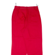 CITY LIFE Womens Trousers Red Regular Mom 90s Linen W27 L27 Hot on Sale