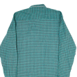 Tall Fit Mens Shirt Green Plaid Long Sleeve S Hot on Sale