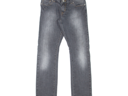 LEVI S 504 Tilted Womens Jeans Grey Regular Straight Stone Wash W28 L31 Online now