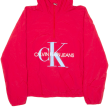 CALVIN KLEIN JEANS Girls Anorak Jacket Red Hooded 16Y Online