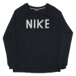 NIKE Mens Sweatshirt Black XS Cheap