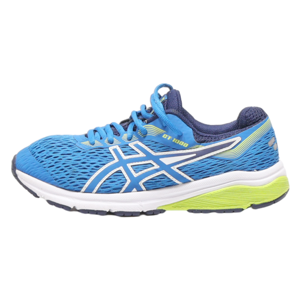 ASICS GT-1000 7 GS Sneaker Trainers Blue Synthetic Womens UK 4 Fashion