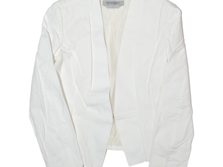 SPORTMAX Womens Blazer Jacket White UK 8 For Discount