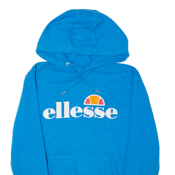 ELLESSE Womens Blue Hoodie UK 10 Online