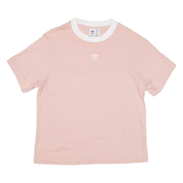 ADIDAS Womens T-Shirt Pink UK 10 For Discount