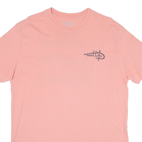 REEL LIFE Mens T-Shirt Pink L Online now