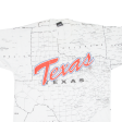 SCREEN STARS TEST Texas Mens T-Shirt White USA L For Discount