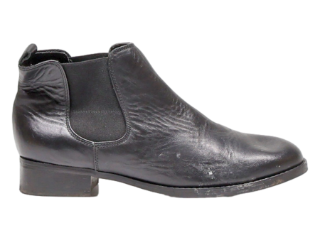 CLARKS Chelsea Boots Black Leather Womens UK 4 on Sale