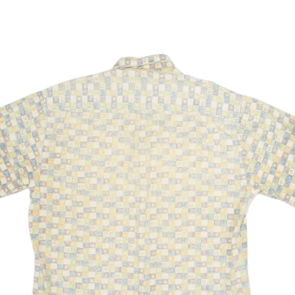 VIA VENETO Mens Shirt Yellow 90s Check L on Sale