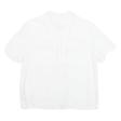 CALVIN KLEIN JEANS Womens Plain Shirt White S on Sale