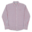 TOMMY HILFIGER Mens Shirt Red Check Long Sleeve L For Sale