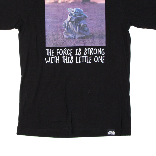 STAR WARS Pull & Bear Mens T-Shirt Black XS on Sale