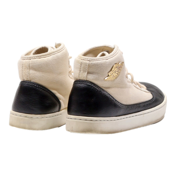 AIR JORDAN High Top Trainers Cream Synthetic Girls UK 6.5 on Sale