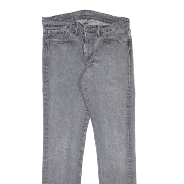 LEVI S 511 Jeans Mens Grey Slim Straight W28 L30 on Sale