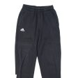 ADIDAS Mens Joggers Black Tapered S W26 L29 For Cheap