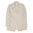 CCH Womens Blazer Jacket Beige S Fashion