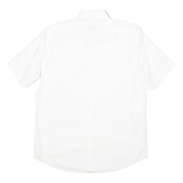 BOSS Cinzio Mens Plain Shirt White L Online Sale