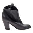 Ankle Boots Black Leather Womens UK 5 Cheap