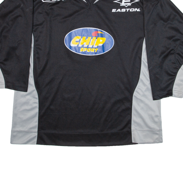 CHIP Mens Jersey Black Long Sleeve V-Neck XL Supply