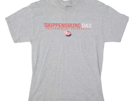 CHAMPION Shippensburg Mens T-Shirt Grey USA L Online