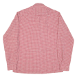 DANY Mens Shirt Red Check Long Sleeve L Online now