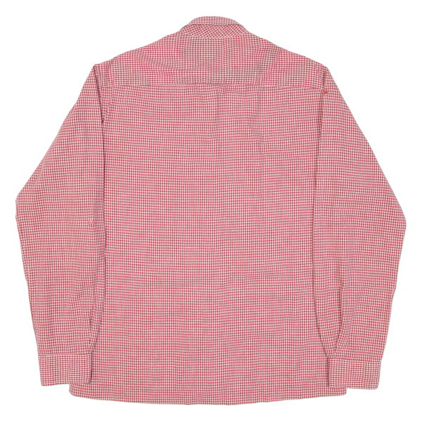 DANY Mens Shirt Red Check Long Sleeve L Online now