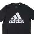 ADIDAS Mens T-Shirt Black L Online Sale