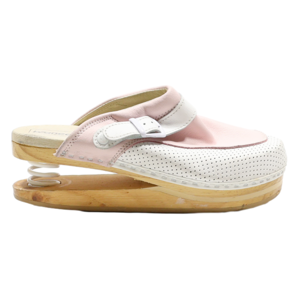 BLANCA Wedge Heels Pink Leather Womens UK 7 For Discount