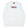 CHAMPION Boys Sweatshirt White XL Discount