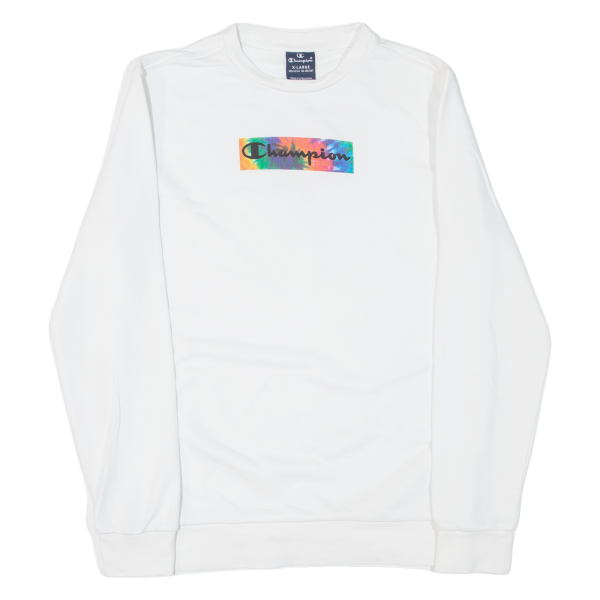 CHAMPION Boys Sweatshirt White XL Discount