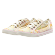 COACH Low Top Trainers Cream Canvas Womens UK 8 Online