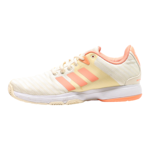 ADIDAS Barricade Court Sneaker Trainers Cream Synthetic Womens UK 6.5 Online Hot Sale