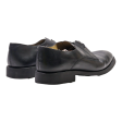 SCOTT Derby Shoes Black Leather Mens UK 9.5 For Discount