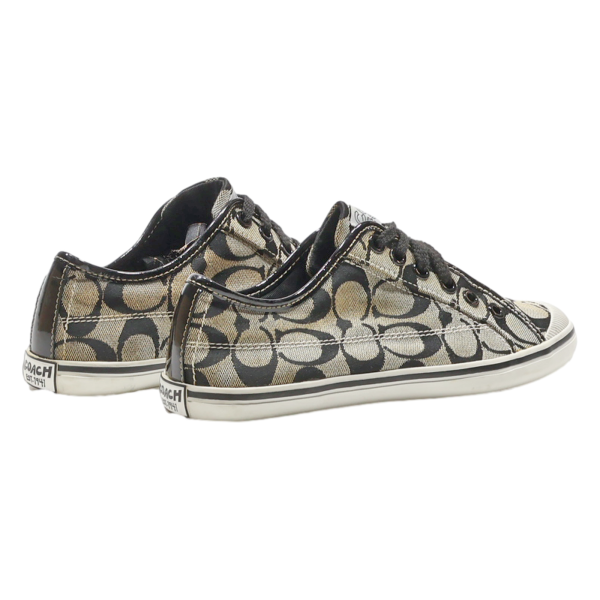 COACH Low Top Trainers Grey Synthetic Womens UK 6 Online Hot Sale