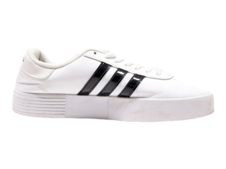 ADIDAS Platform Trainers White Leather Mens UK 5.5 For Sale