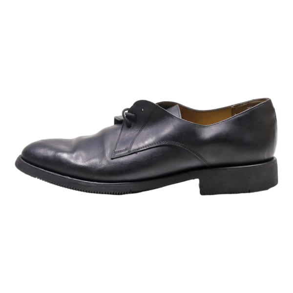 SCOTT Derby Shoes Black Leather Mens UK 9.5 For Discount